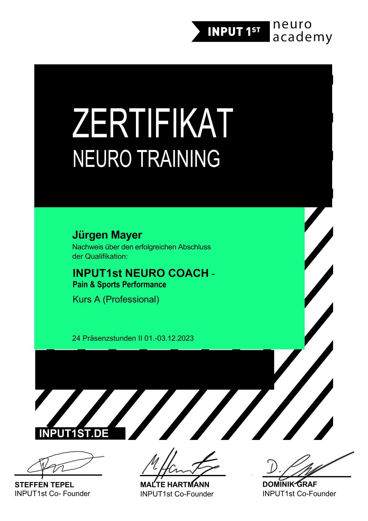 Athletiktrainer Breitensport